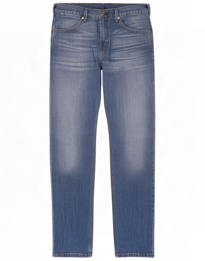 Мужские узкие джинсы Levi's W33 L34 Синий хлопок