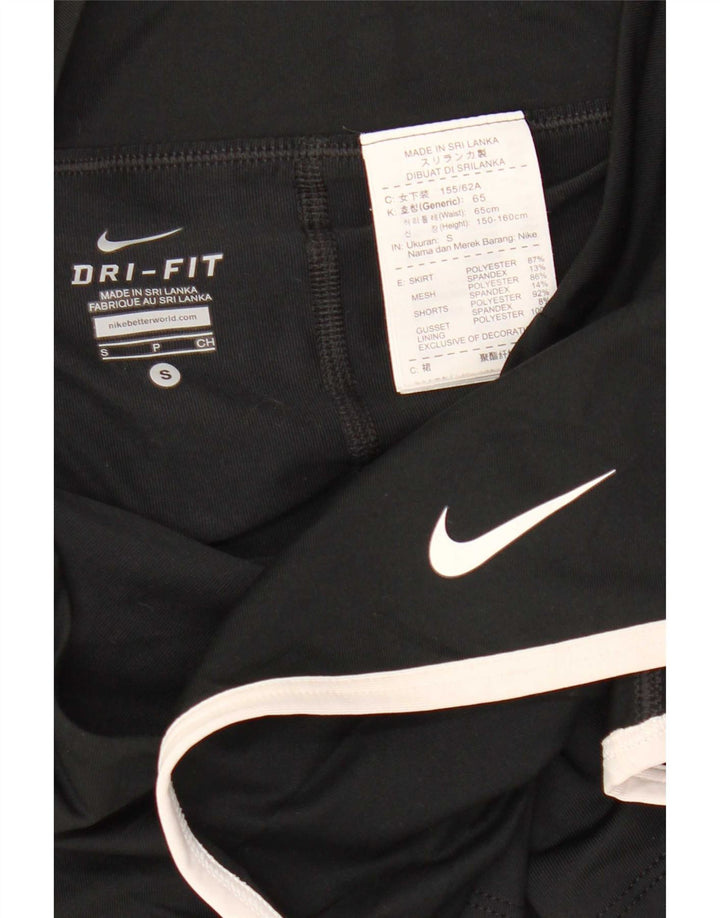 Женские шорты Nike Dri Fit UK 10, маленькие черные, полиэстер