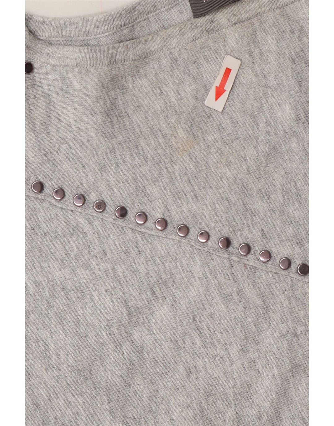 Женская блузка оверсайз MINT VELVET UK 6 XS, серый полиэстер с крапинками