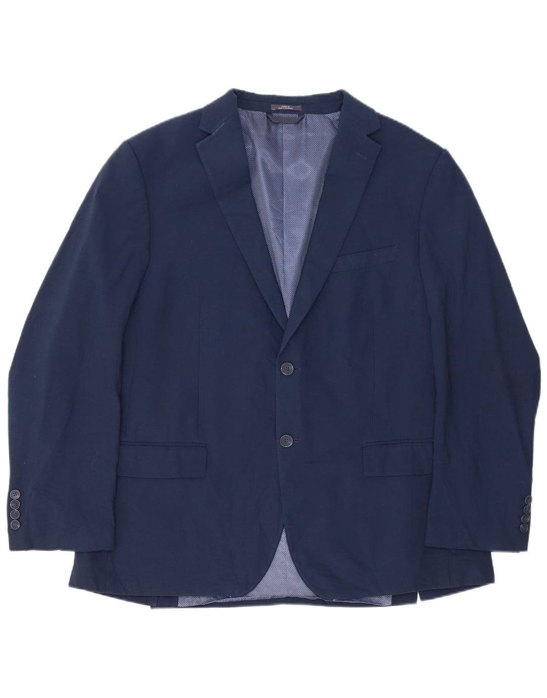Мужской пиджак стандартного кроя с 2 пуговицами MARKS & SPENCER UK 44 XL темно-синий