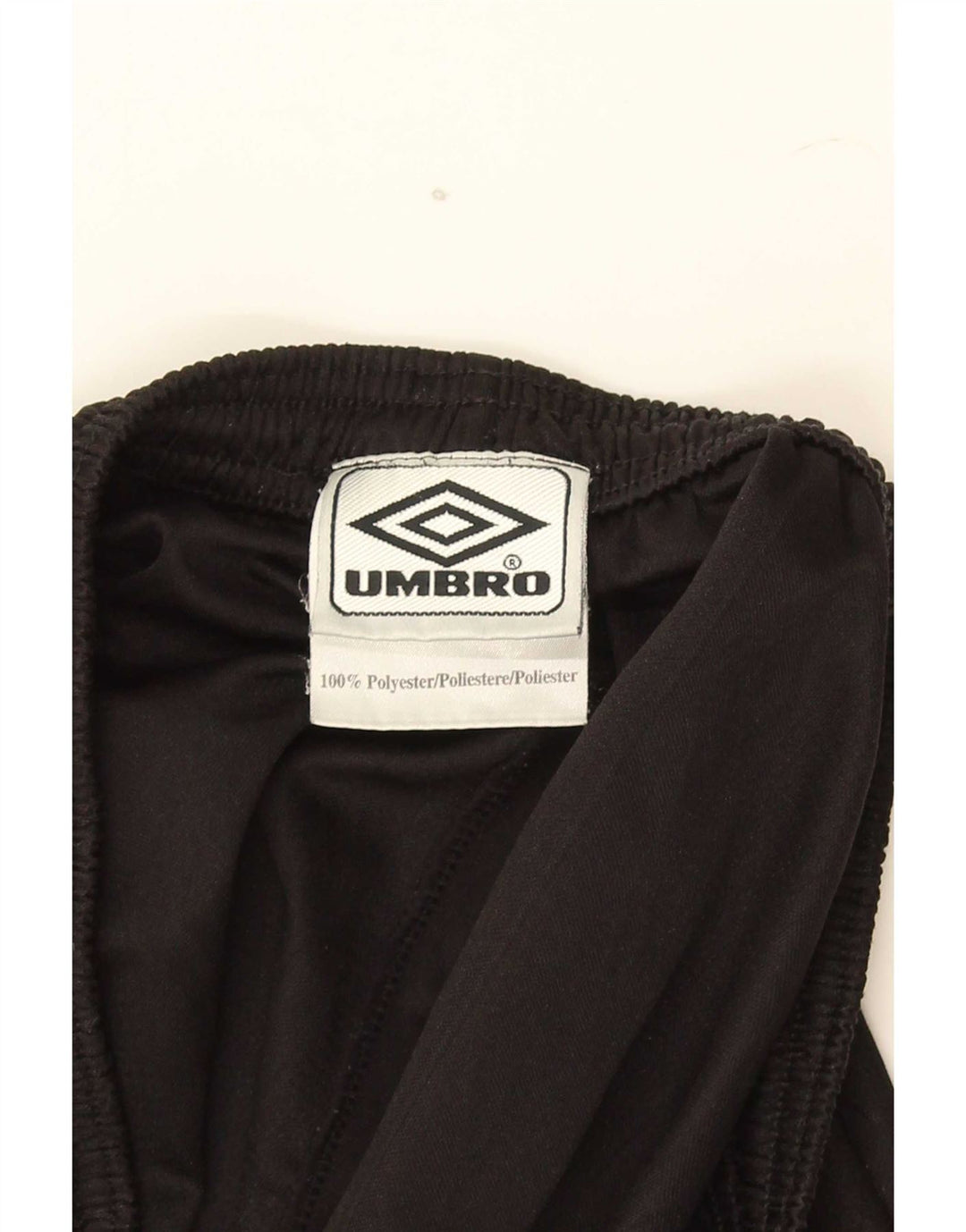 Мужские спортивные шорты Umbro, большие черные из полиэстера