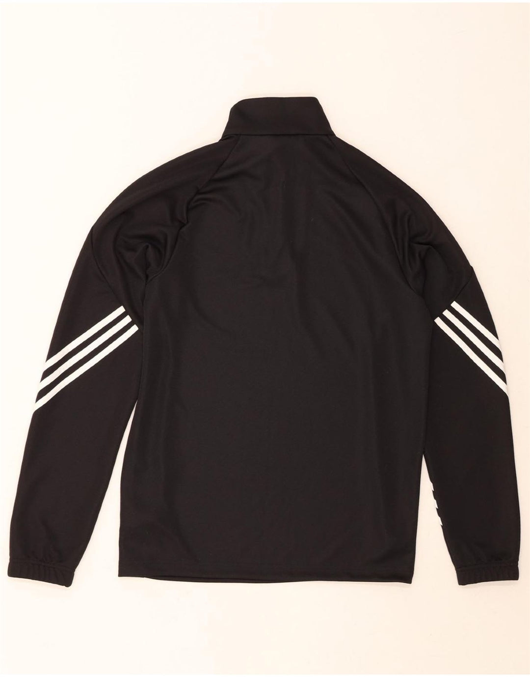 ADIDAS Mens Climalite Zip Neck Pullover Tracksuit Top Small Black Vintage Adidas and Second-Hand Adidas from Messina Hembry 
