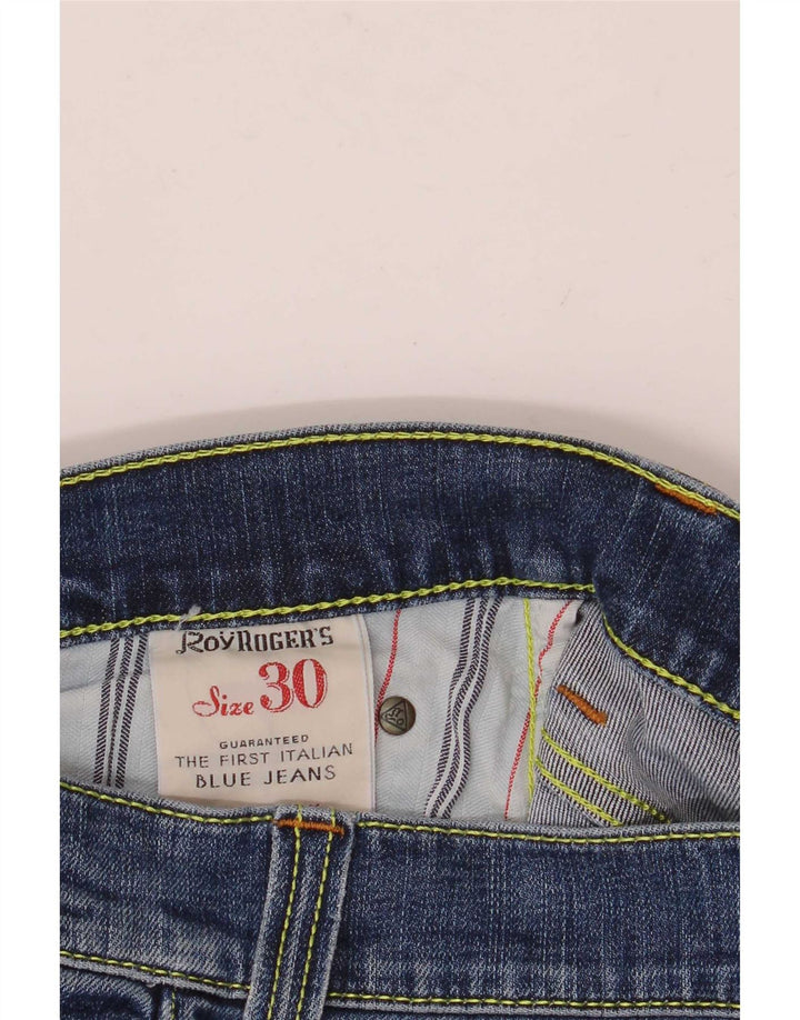 Женские узкие джинсы Roy Rogers W30 L34 синие, хлопок