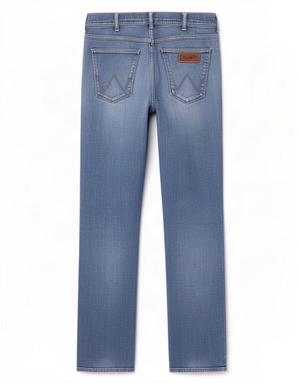 Мужские прямые джинсы Wrangler Greensboro W32 L32, синие, хлопок