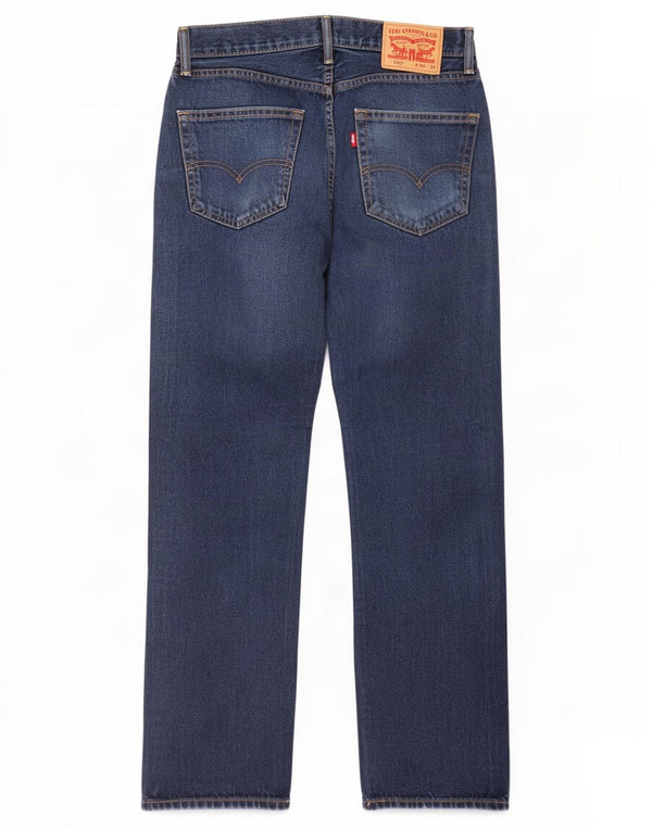 Мужские прямые джинсы Levi's 505 W30 L32 синие, хлопок