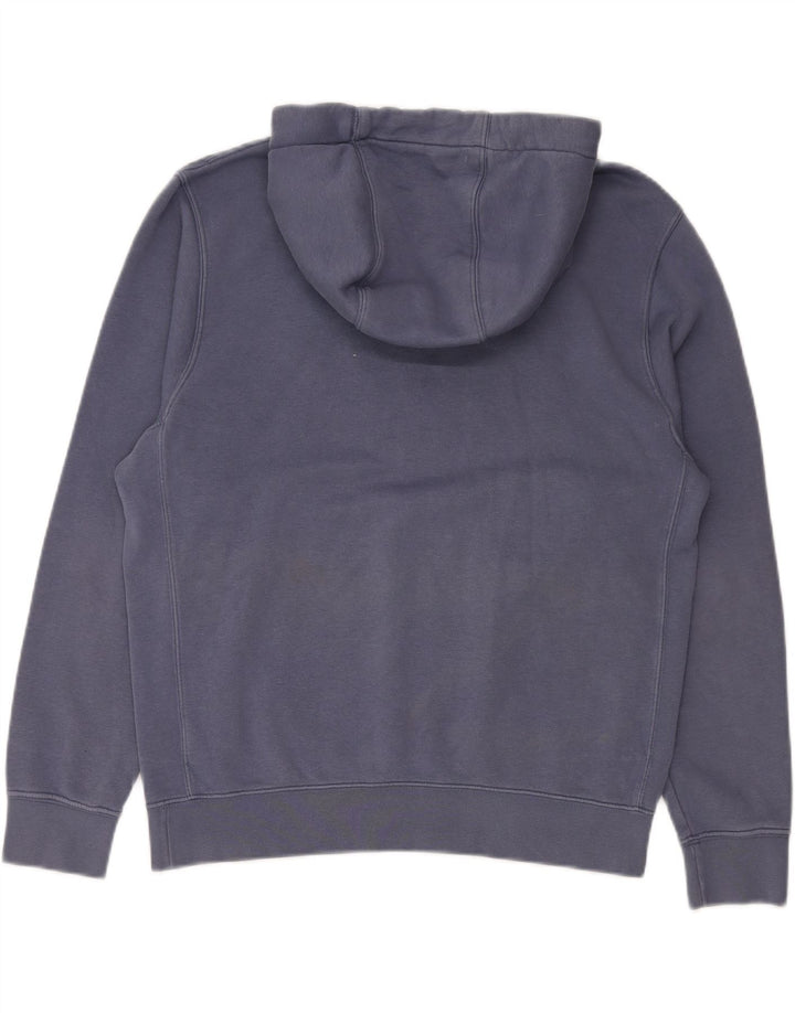 Мужской джемпер с капюшоном Nike среднего синего цвета, хлопок