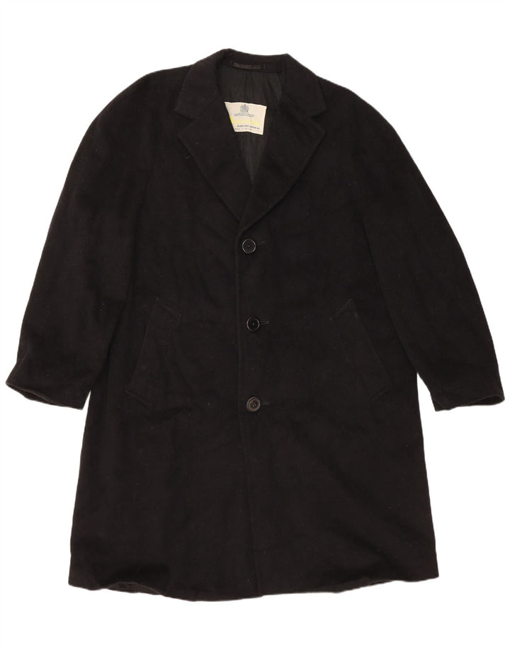 AQUASCUTUM Женское пальто UK 12, средний черный, новая шерсть