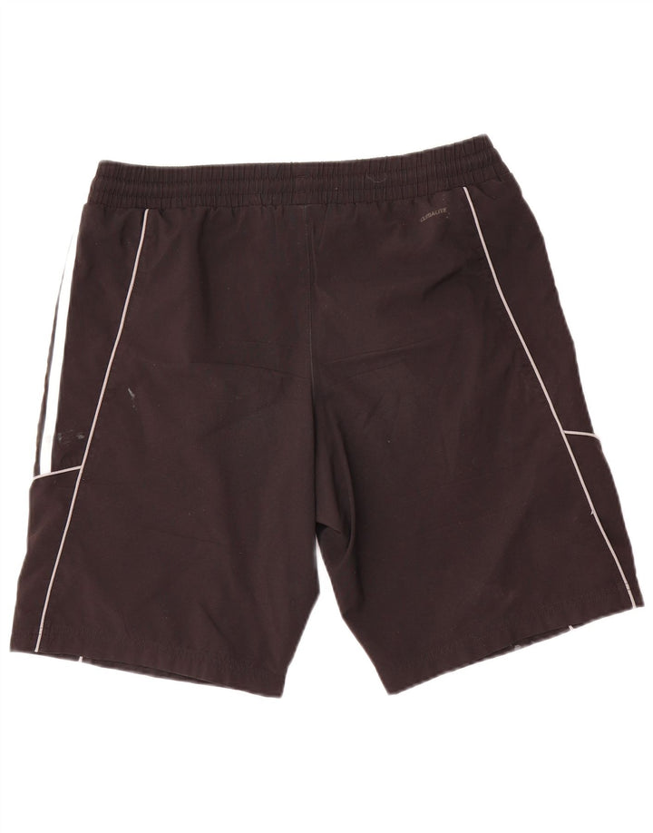 Мужские спортивные шорты Adidas Climalite, маленькие черные из полиэстера