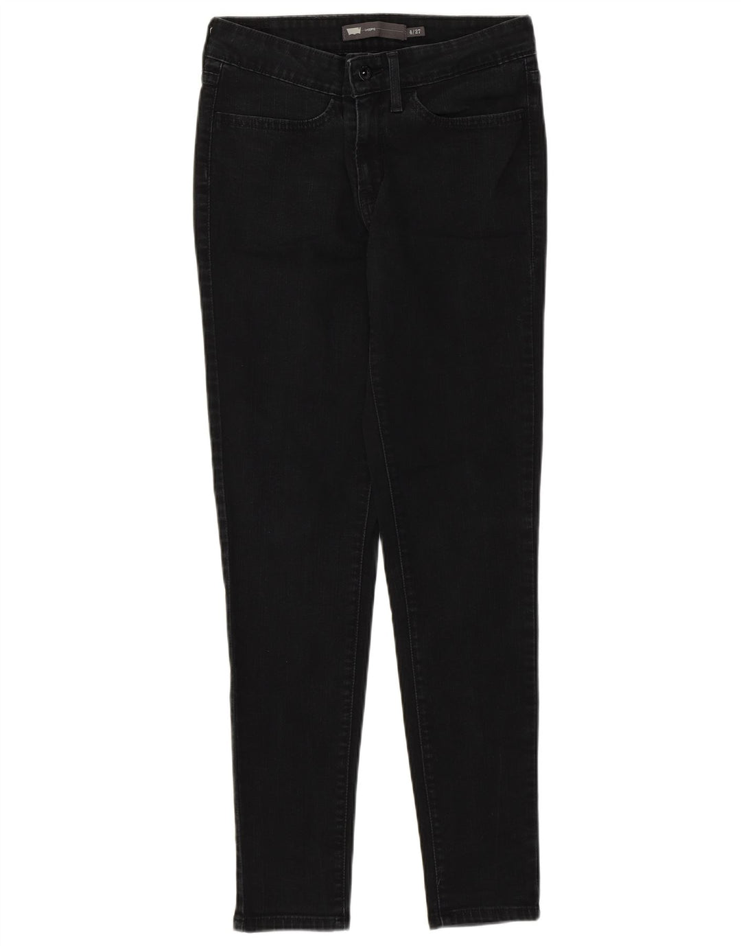 Женские джинсы-леггинсы Levi's США 4, маленькие W27 L28, черные, хлопковые