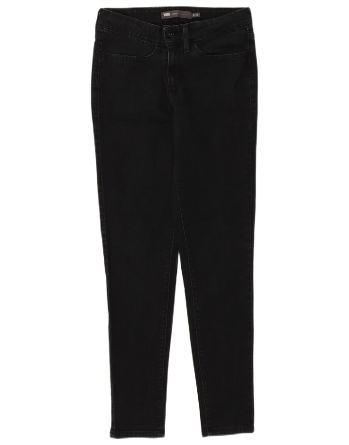 Женские джинсы-леггинсы Levi's США 4, маленькие W27 L28, черные, хлопковые