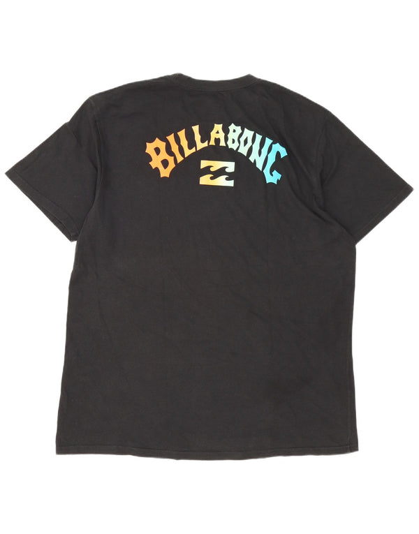 Billabong Мужская футболка с рисунком Top 2XL Черный хлопок