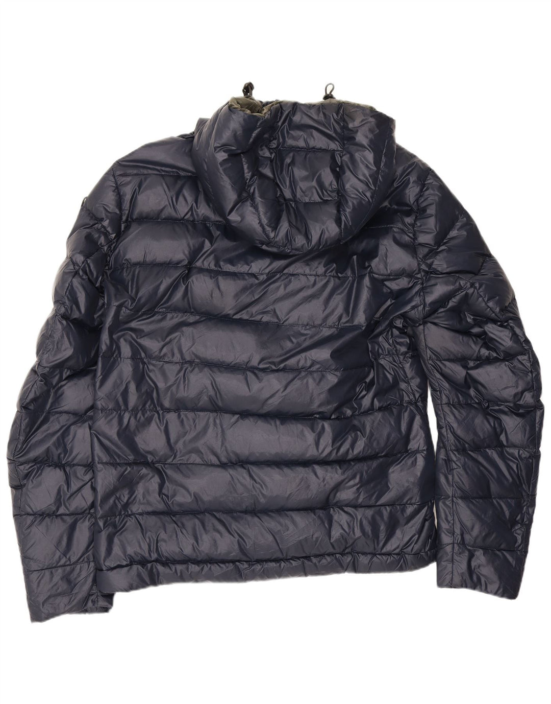 Мужская утепленная куртка с капюшоном Blauer UK 40, большая, темно-синяя, полиамид