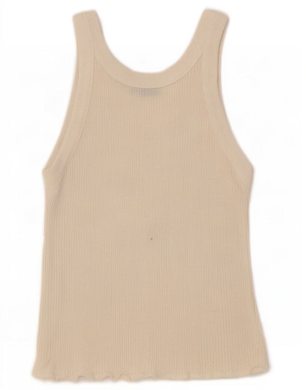 Женский жилет Zara Top UK 8, маленький, бежевый