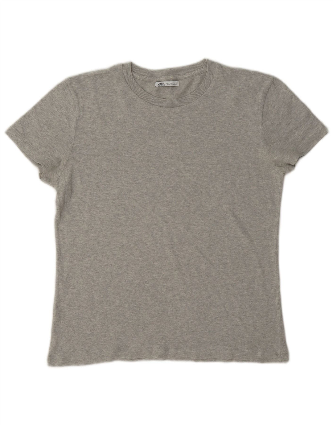 Мужская футболка Zara, маленькая, серая