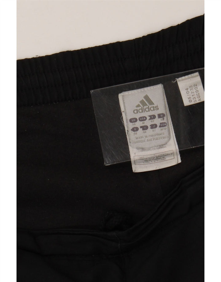 Женские спортивные брюки Adidas UK 14, средний черный полиэстер