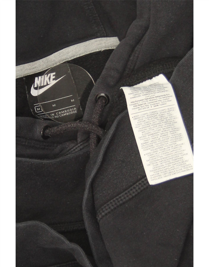 Мужской джемпер с капюшоном Nike, средний черный, хлопок