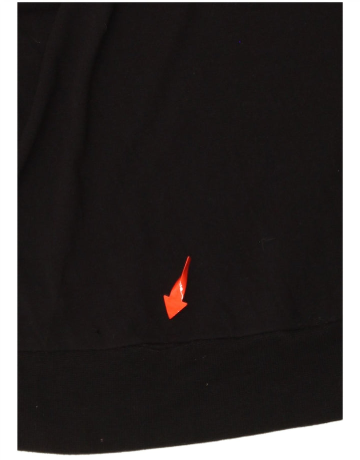 Женская блузка оверсайз с рисунком DESIGUAL UK 16, большая черная