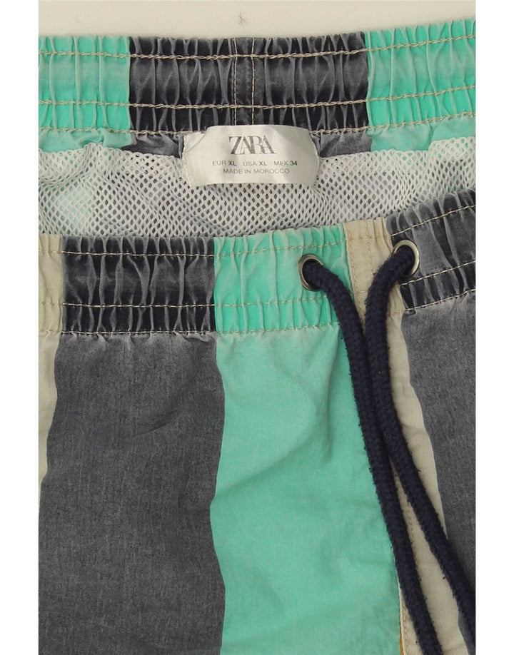 Мужские шорты для плавания Zara XL, разноцветные в полоску