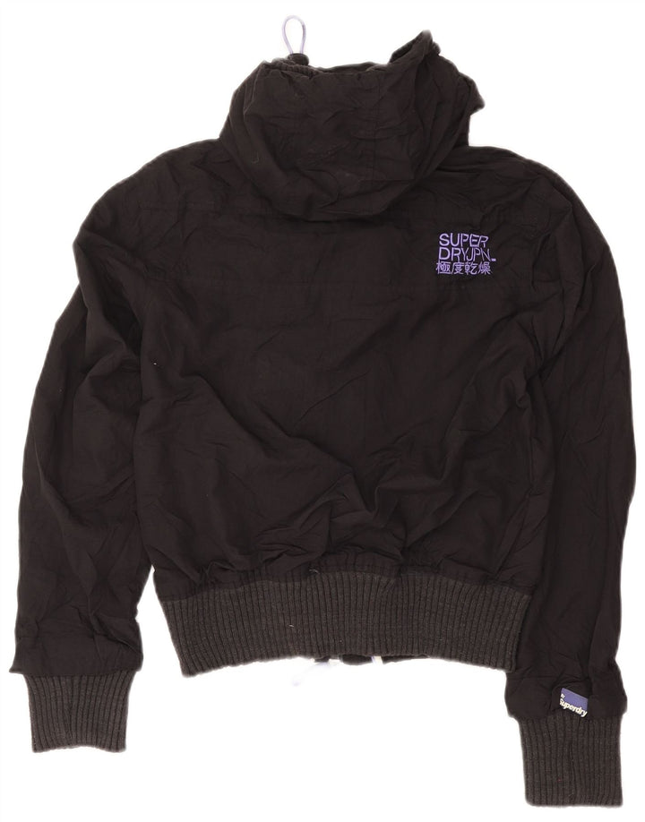 Женская ветровка с капюшоном Superdry The Windbomber UK 12, средний серый цвет