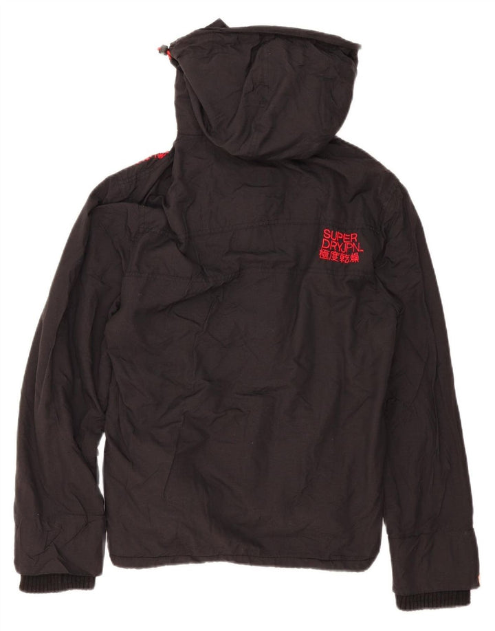 Мужская ветровка Superdry с графическим рисунком UK 38, средний черный