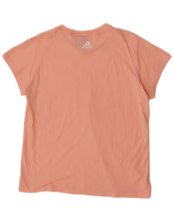 Женская футболка с рисунком Adidas Top UK 20/22 XL Розовая