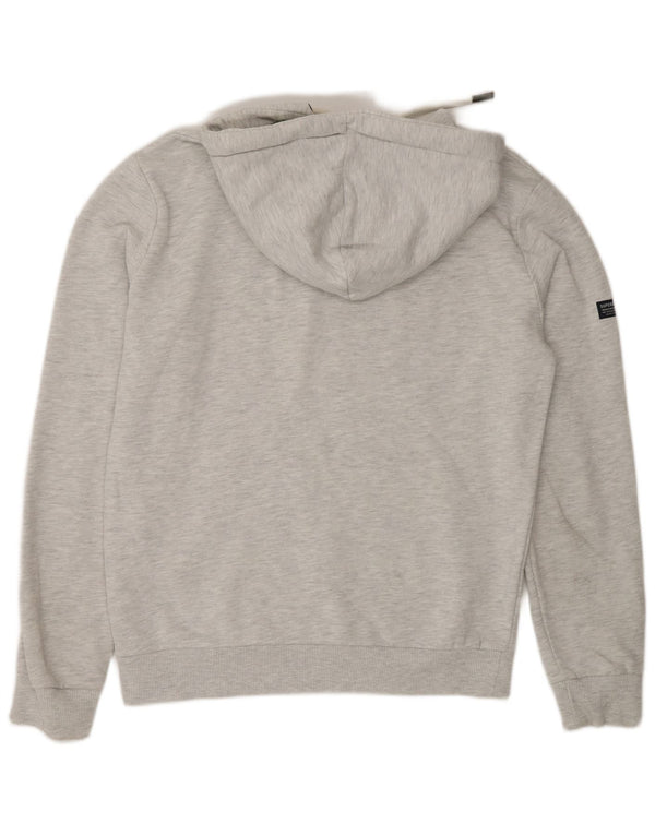 Мужской джемпер с капюшоном Superdry с рисунком, средний серый, хлопок