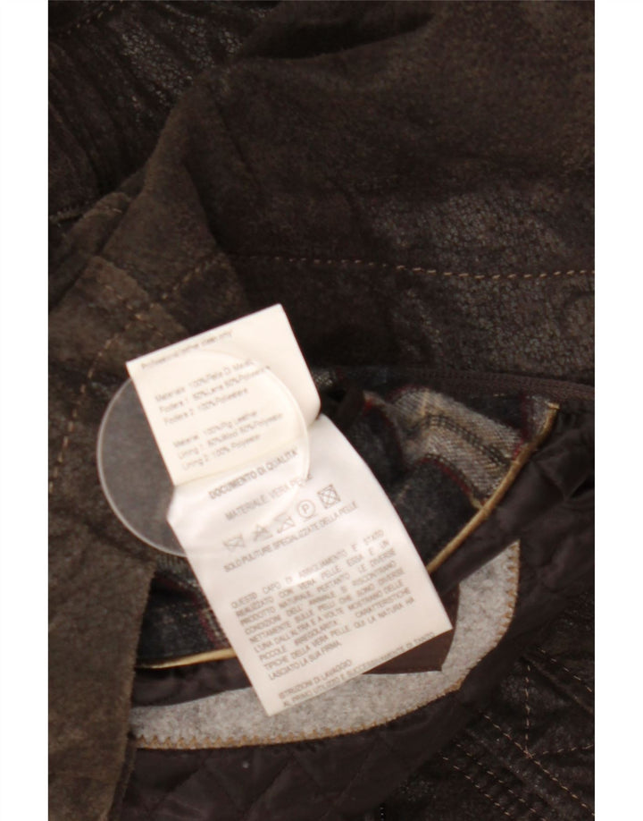 Мужская кожаная куртка Blackthorn IT 48 Medium Brown Leather