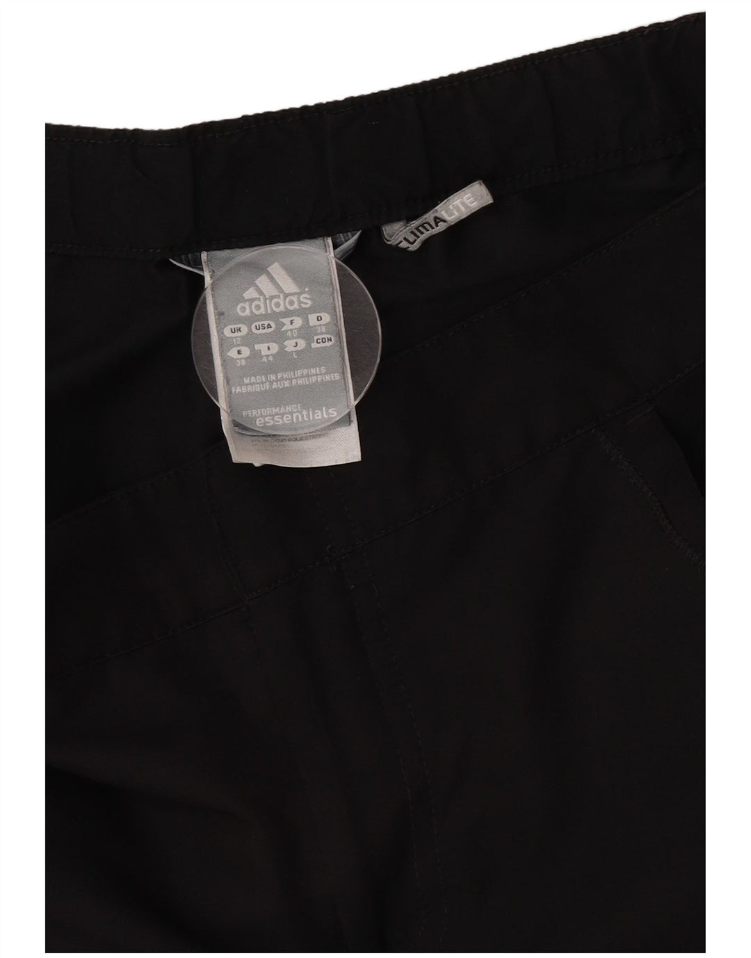 Женские спортивные шорты Adidas Climalite UK 12, средний черный, полиэстер