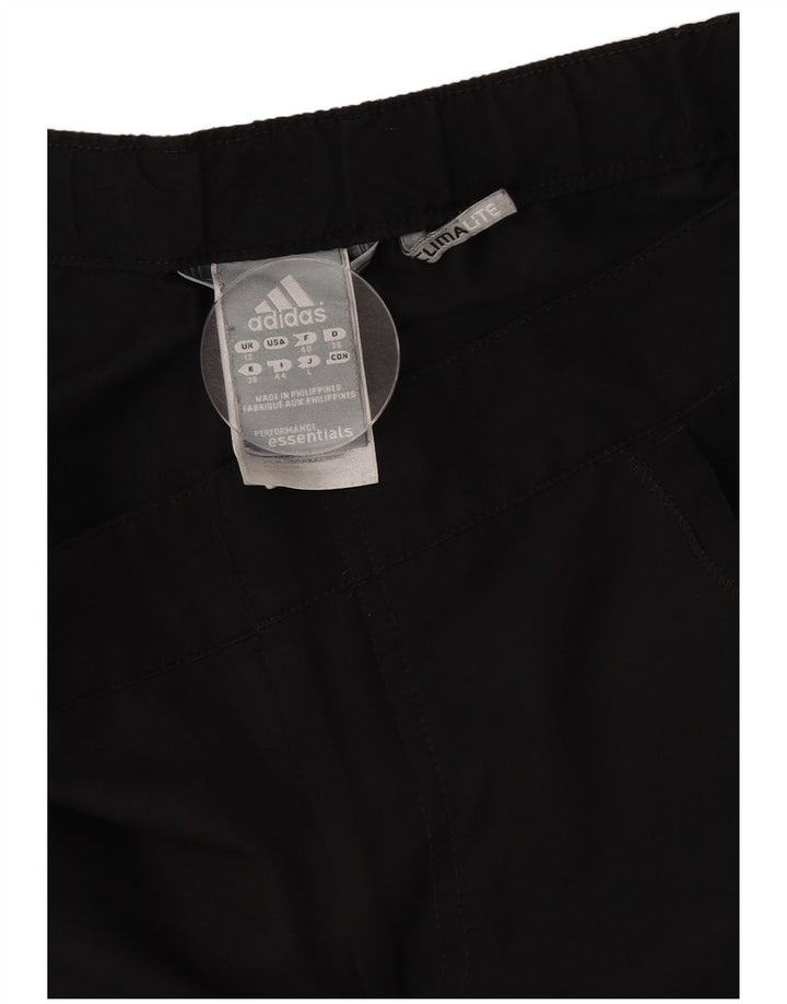 Женские спортивные шорты Adidas Climalite UK 12, средний черный, полиэстер