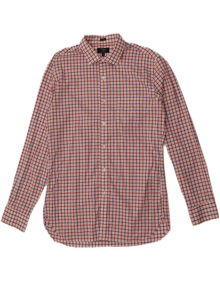 Мужская рубашка Thompson J. Crew, размер 16 16 1/2, большая белая клетка