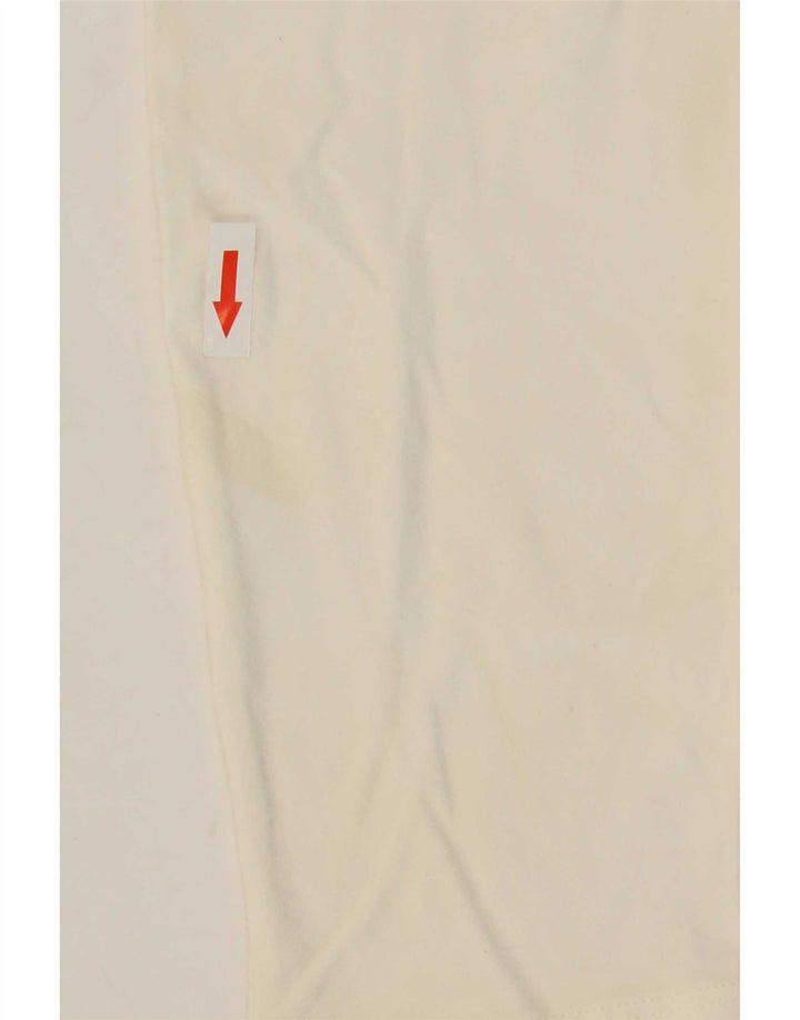 Женская футболка Max Mara Top UK 10, маленькая, белая вискоза