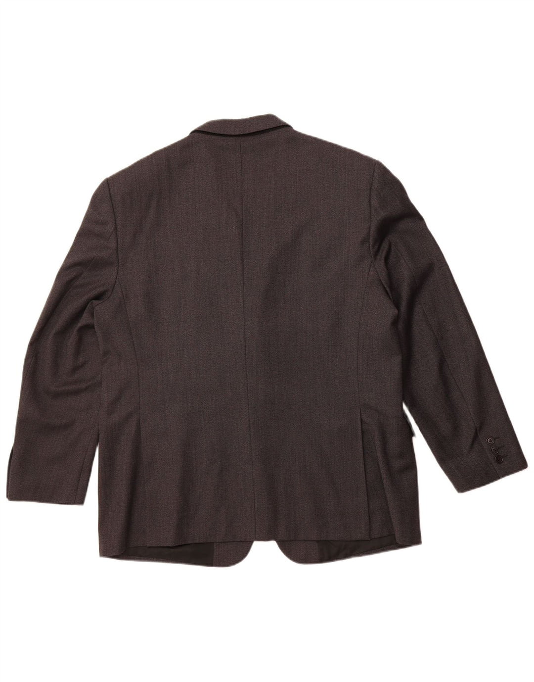 Мужской пиджак BIAGIOTTI на 3 пуговицах UK 40, большой серый из мериносовой шерсти