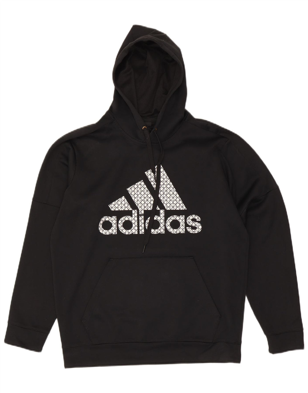 Мужской джемпер с капюшоном Adidas Climawarm, большой черный из полиэстера