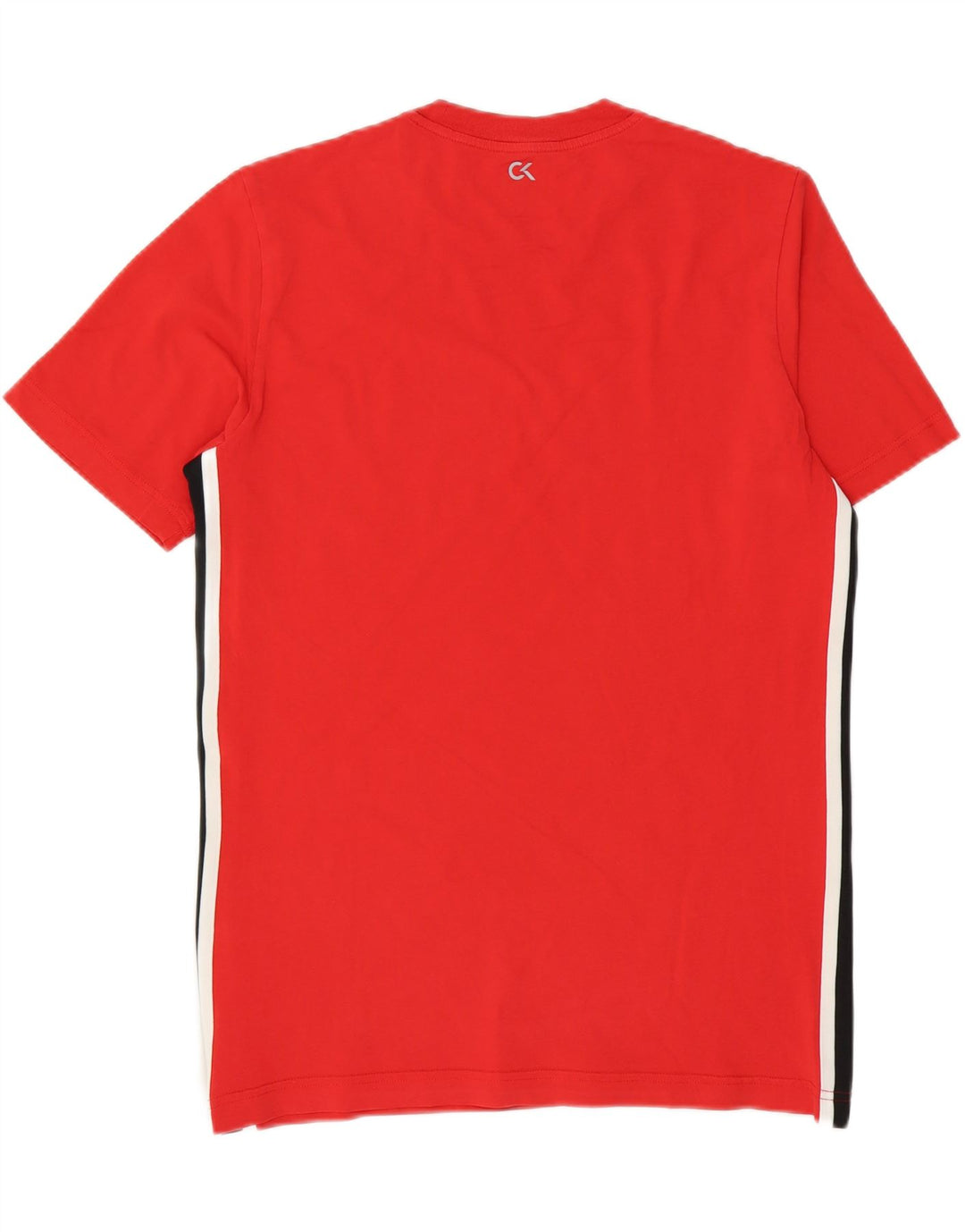 CALVIN KLEIN Mens T-Shirt Top Medium Red Cotton Vintage Calvin Klein and Second-Hand Calvin Klein from Messina Hembry 