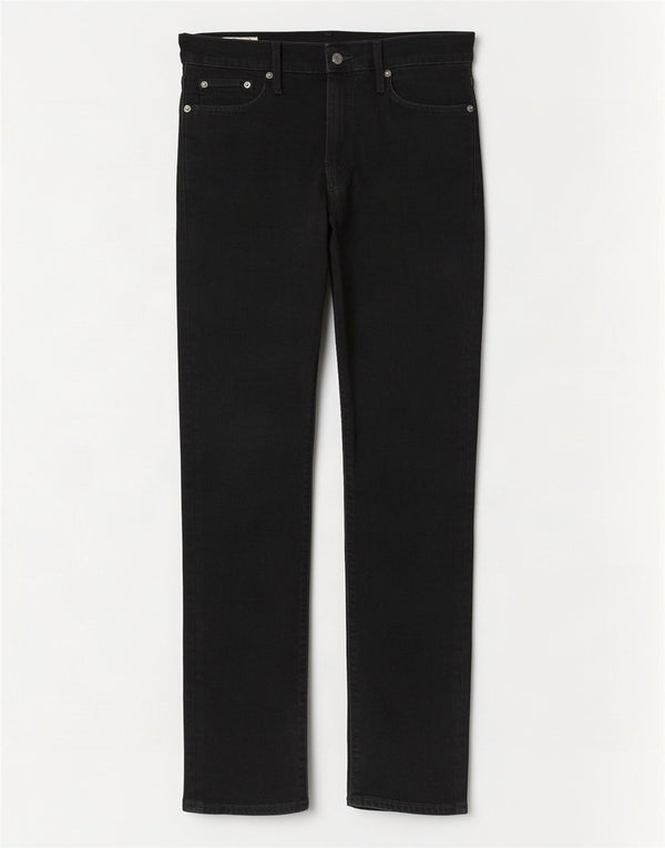 Мужские зауженные джинсы Levi's 502 W30 L32, черный хлопок