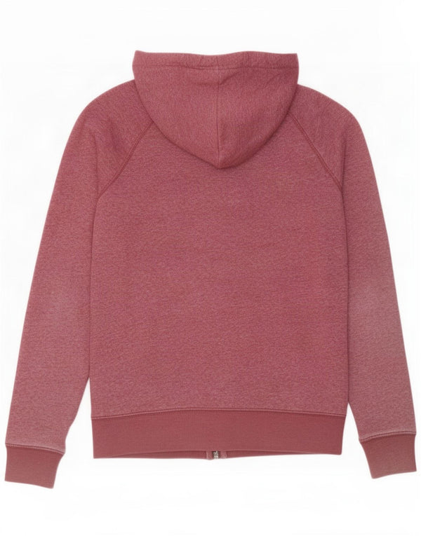 Женский свободный свитер с капюшоном на молнии Jack Wills UK 6 XS, бордовый полиэстер