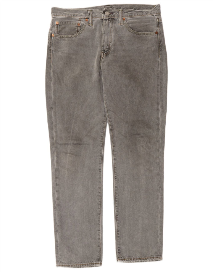 Мужские зауженные джинсы Levi's 511 W32 L30 серые, хлопок