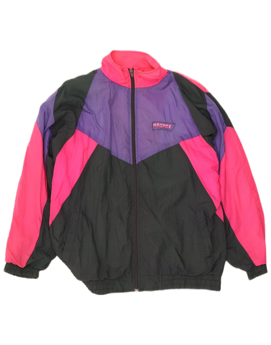 Мужской спортивный костюм Master, верхняя куртка, средний разноцветный полиамид с цветными блоками