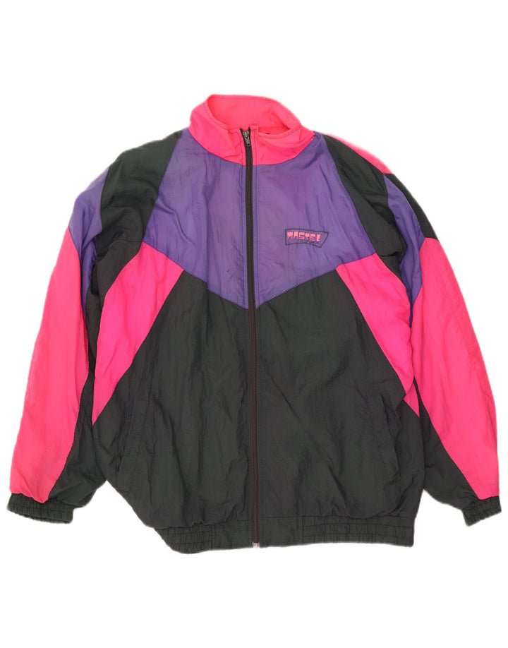 Мужской спортивный костюм Master, верхняя куртка, средний разноцветный полиамид с цветными блоками