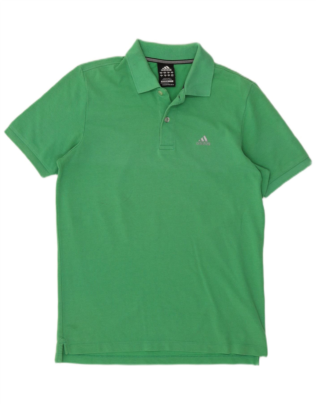 ADIDAS Mens Clima 365 Polo Shirt Medium Green Cotton