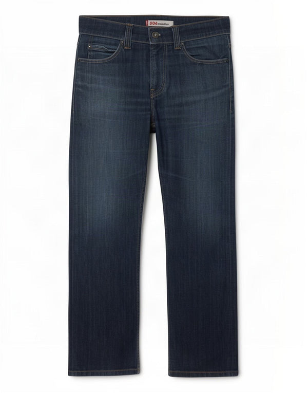 Мужские прямые джинсы Levi's 506 Standard Fit W30 L30 темно-синие