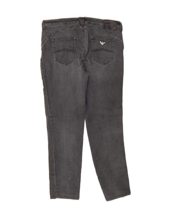 ARMANI Womens Slim Jeans IT 46 Large W34 L30 Grey Vintage Armani and Second-Hand Armani from Messina Hembry 