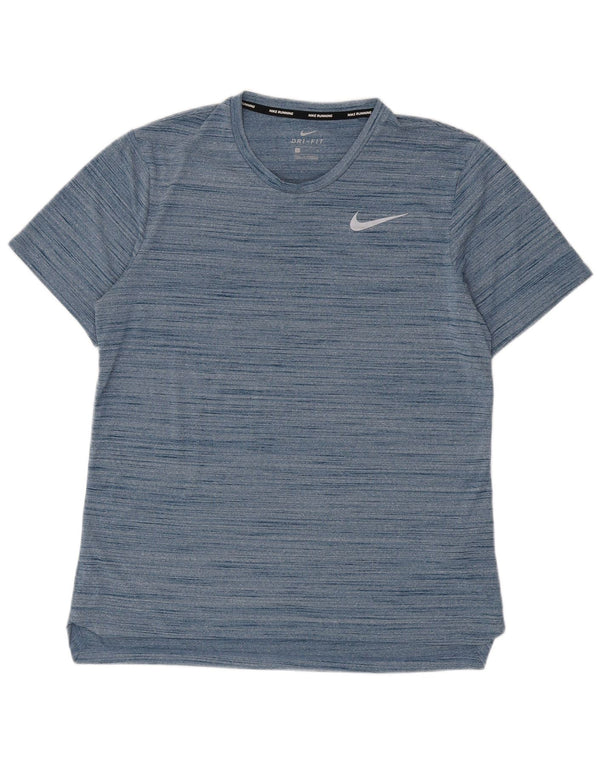 Мужская футболка Nike Dri Fit, большой синий полиэстер с крапинками