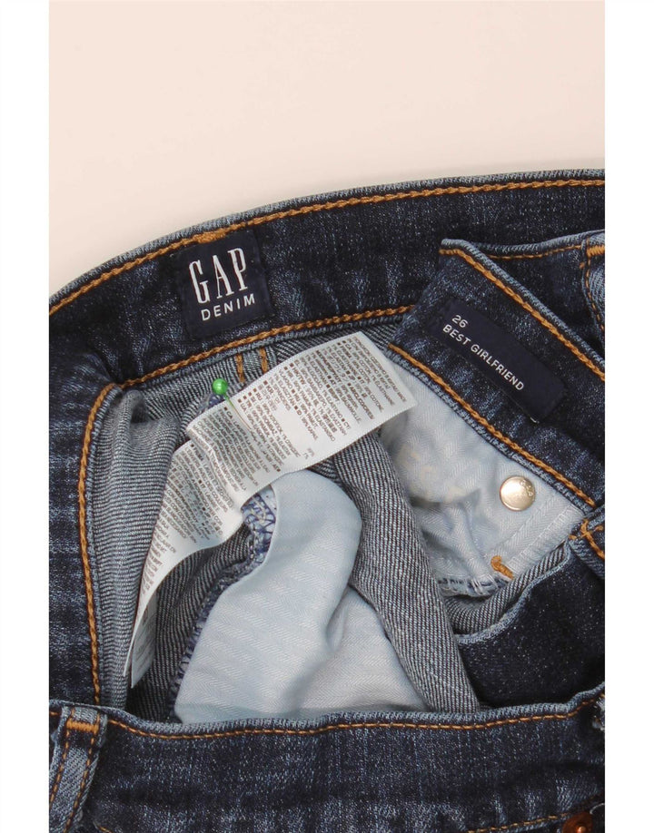 Женские узкие джинсы Gap Girlfriend W26 L27, синие хлопковые