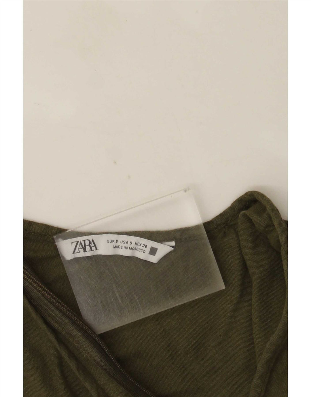 Женский комбинезон без рукавов Zara UK 10, маленький, хаки