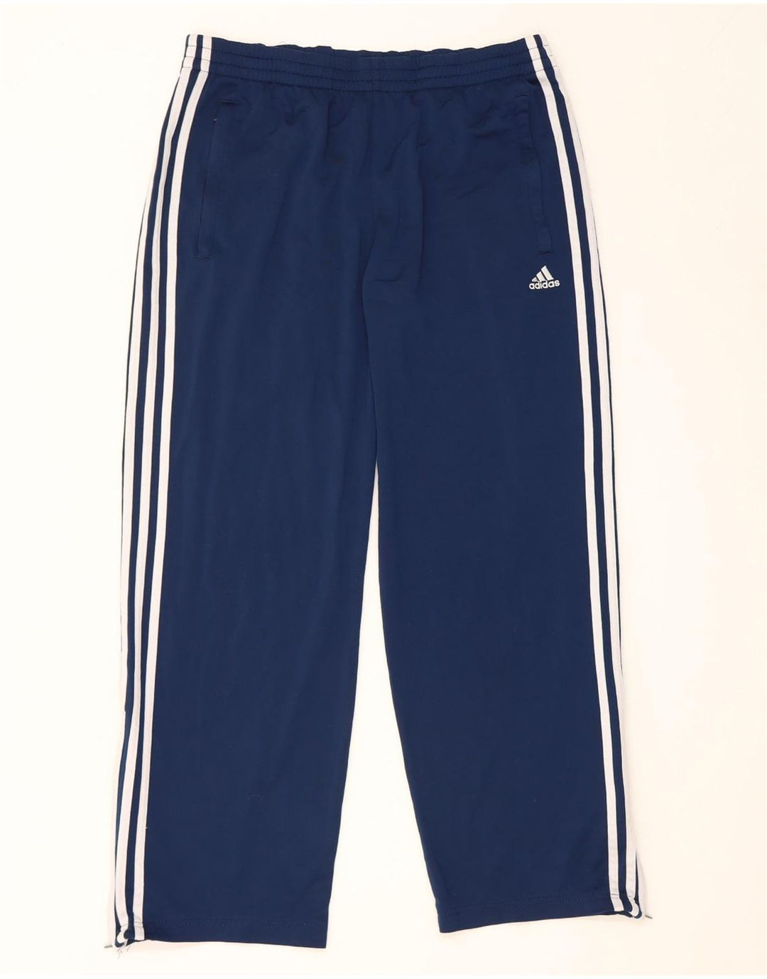 Мужские спортивные брюки Adidas UK 38/40, средний темно-синий, полиэстер