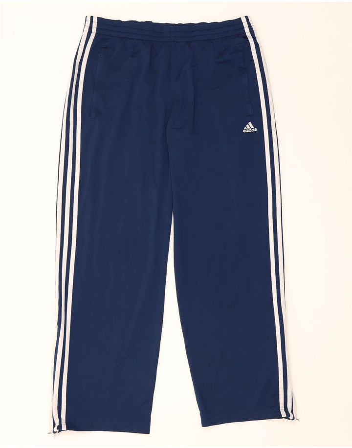 Мужские спортивные брюки Adidas UK 38/40, средний темно-синий, полиэстер