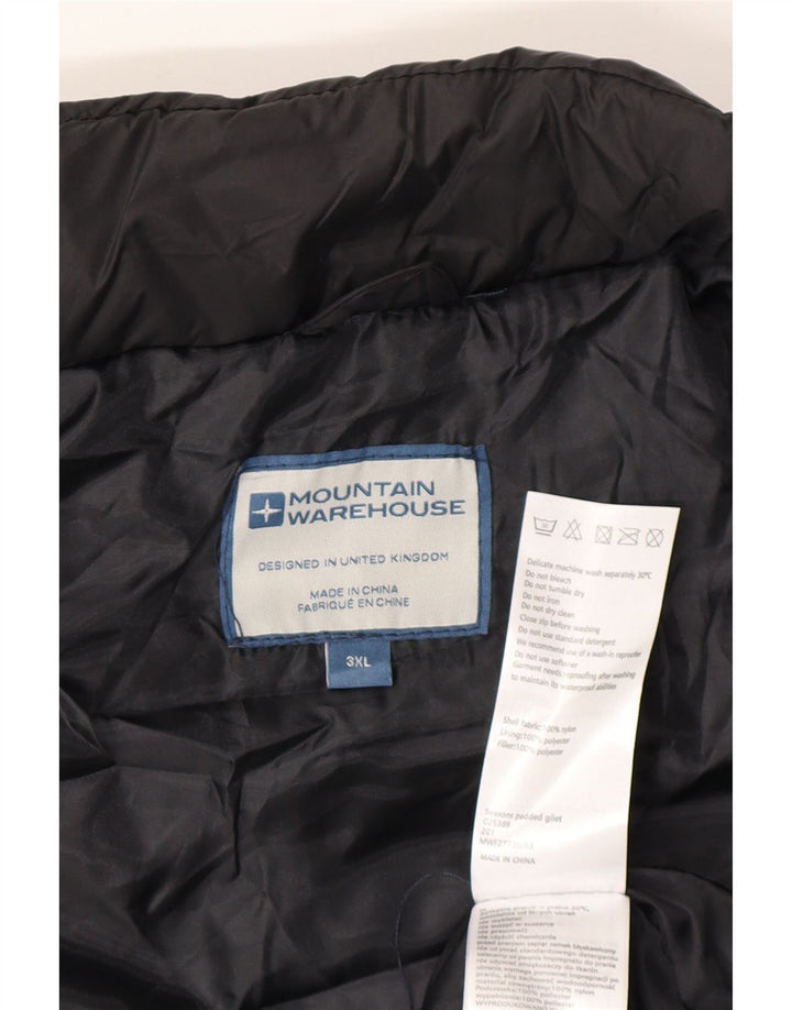 Мужской утепленный жилет Mountain Warehouse UK 46 3XL, черный нейлон