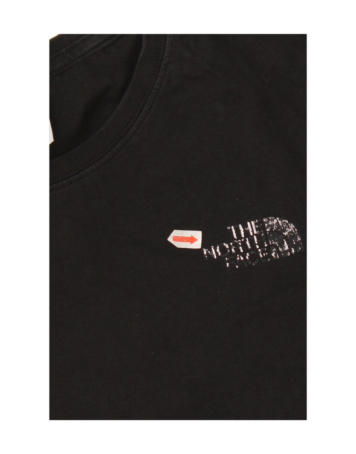 Мужская футболка с рисунком The North Face, средний черный