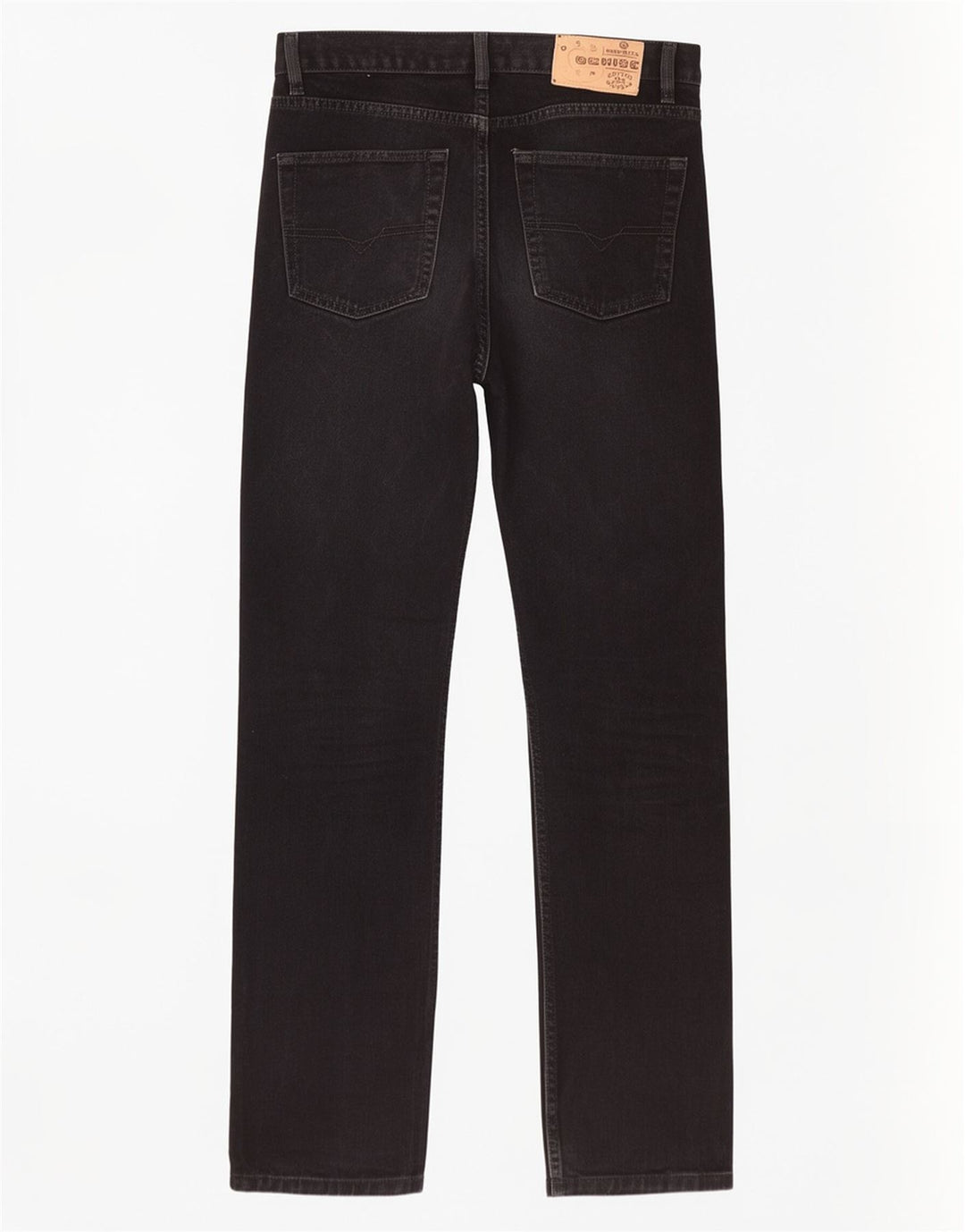 Мужские прямые джинсы Diesel Zathan W29 L32, черный хлопок